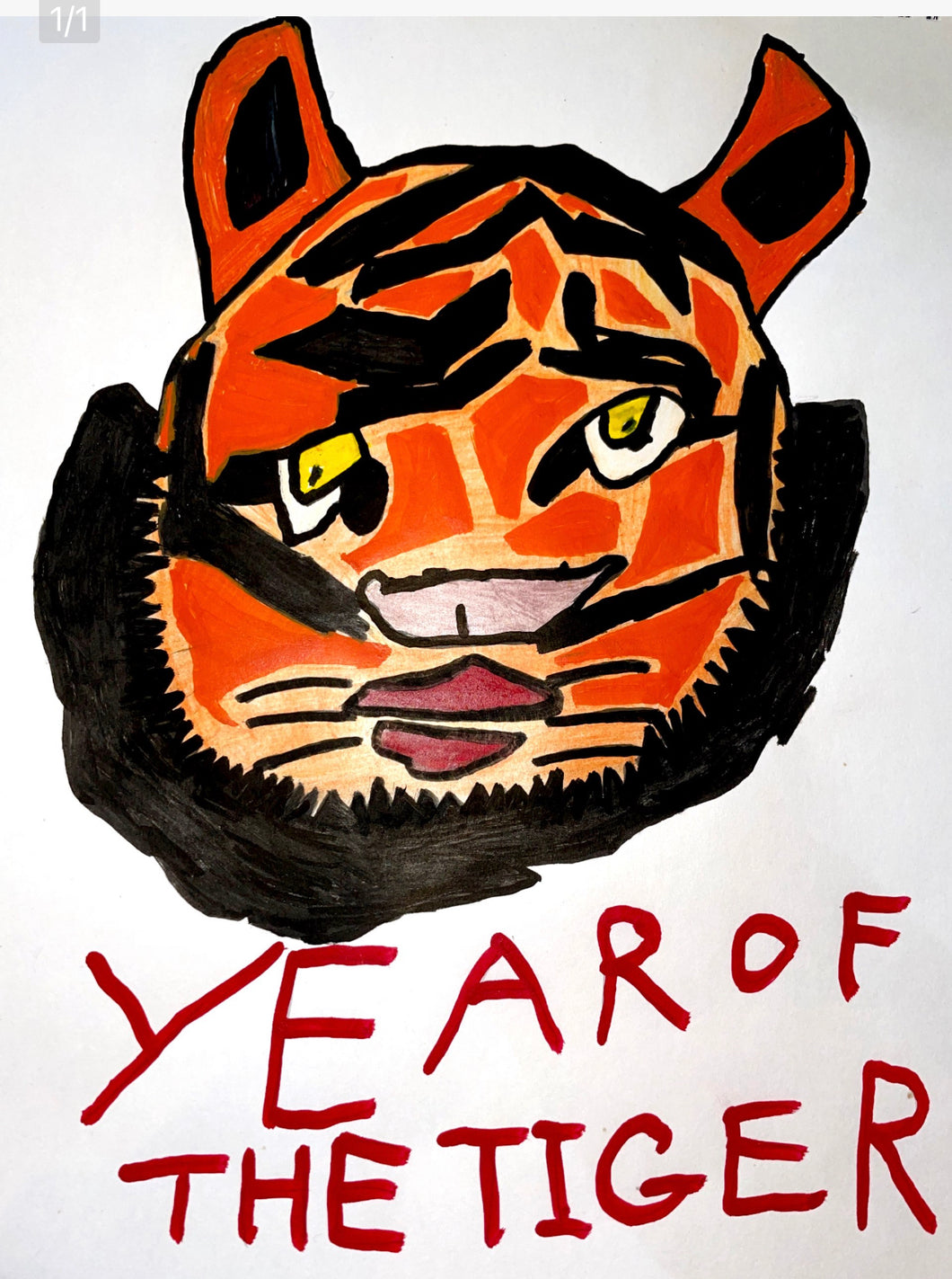 WOMEN'S TIGER TEE